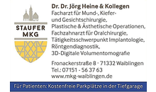 Kundenbild groß 2 Heine Jörg Dr.Dr.med. & Kollegen, STAUFER MKG