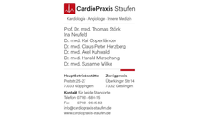 Kundenbild groß 1 CardioPraxis Staufen, Prof. Dr.med. Thomas Störk mit Kolleginnen & Kollegen Kardiologie, Angiologie, Innere Medizin