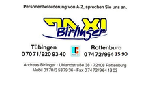 Kundenbild groß 1 Birlinger Andreas Taxi Unternehmen