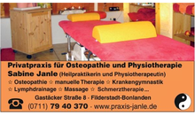 Kundenbild groß 1 Praxis für Osteopathie & Physiotherapie Sabine Janle