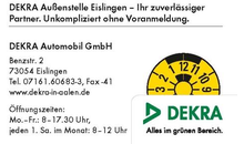 Kundenbild groß 2 DEKRA Automobil GmbH - Außenstelle Eislingen