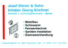 Bildergallerie Dörrer Josef & Sohn Schlosserei sanitäre Installation Stockstadt a.Main