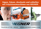 Bildergallerie Hegner Präzisionsmaschinen GmbH Maschinenbau Villingen-Schwenningen