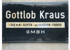 Bildergallerie Gottlob Kraus "Geka"- Seifen- u. Glycerin - Fabrik GmbH Schweinfurt