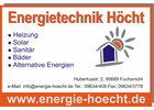 Bildergallerie Höcht Harald Energietechnik Fuchsmühl