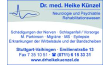 Kundenbild groß 1 Künzel Heike Dr.med., Neurologie u. Psychiatrie, Rehabiliationswesen