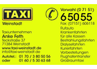 Bildergallerie Anke Feth Taxi-Funk Taxi Weinstadt Weinstadt