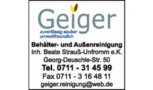 Kundenbild groß 1 Geiger Behälter- und Außenreinigung