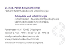 Bildergallerie Schuckenböhmer Patrick Dr.med., Orthopädie & Unfallchirurgie Göppingen