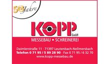 Kundenbild groß 1 Kopp Messebau GmbH