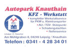 Bildergallerie Autopark Knauthain Werkstattservice für PKW u. Kleintransporter Leipzig